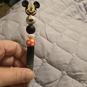 Mickey Mouse Themed Pen with Black and Red Accents